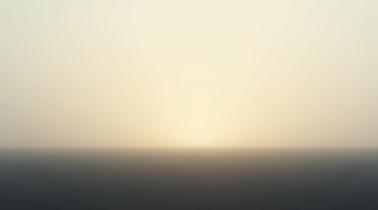 Amanecer sobre un horizonte oscuro